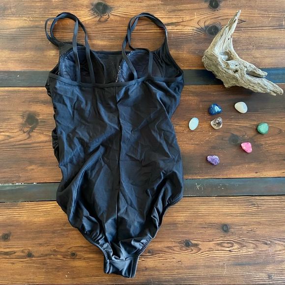 Trimshaper One Piece Black Swimsuit - Picture 6 of 8